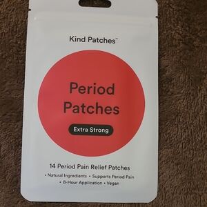 Period Pain Relief Patches - White and Red